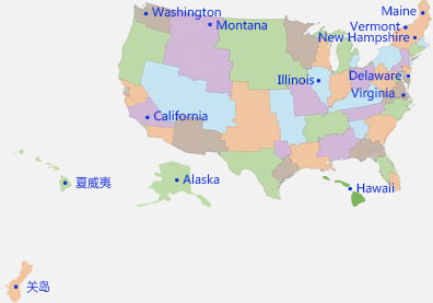 usa map